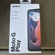 Motorola Moto G Play 2024, 4G, 64GB, Blue - Verizon Prepaid Smartphone - New