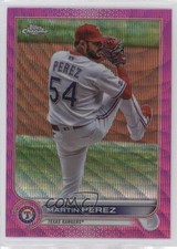 2022 Topps Chrome Update Pink Wave Refractor Martin Perez #USC103 10cj