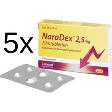 5 x Naradex Filmtabletten 2 St. PZN 08300058