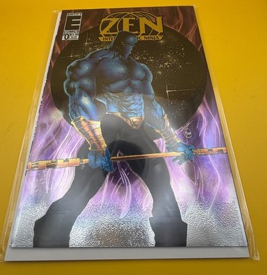 Zen Intergalactic Ninja #0 Holochrome Chromium Foil Cover 1993 Entity
