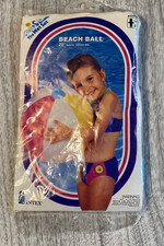 Vintage Intex 20" Beach Ball New Old Stock NOS