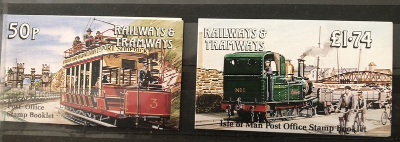 Isle Of Man Scott # 358b Railways & Tramways Booklets