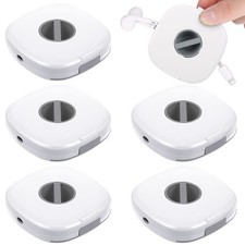 6 Pieces Retractable Cable Management Charging Organizer Phone Cord Holder...
