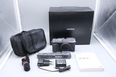 Fujifilm Fuji  X-E3 Gehäuse Silber Spiegellose Systemkamera 1 Auslösung