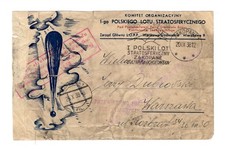 Q794 Poland 1938 Balloon Airmail / Souvenir Sheet - Cover -