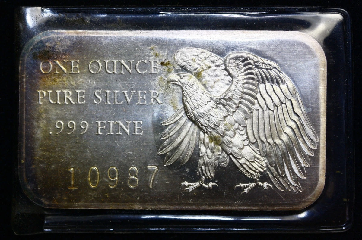 Silver Bullion 1 oz Precious Metal Content per Unit 1976 for sale