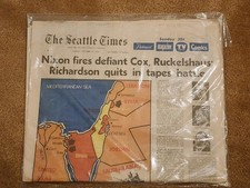 Seattle Times October 21, 1973 Saturday Night Massacre