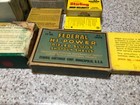 old but worn empty shell boxes Federal Western Winchester Remington UMC Speer — photo 6