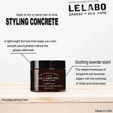 Le Labo Styling Concrete 60g Smooth & Hydrated Skin, Promotes Hair Growth