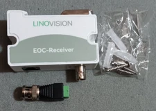 LINOVISION PoE IP EOC Receiver connect to IP camera (Receiver)
