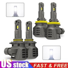 AUXITO LED Headlights Bulbs Conversion Kit 9005 H11 High / Low Beam Bright 6500K