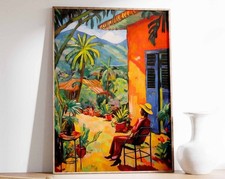 3_Cuba Travel Print, Vintage Cuba Art Poster, Havana Print, Caribbean Wall Art,