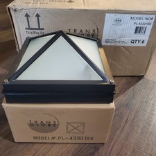 Trans Globe Lighting 8.5 Square Outdoor Flush...