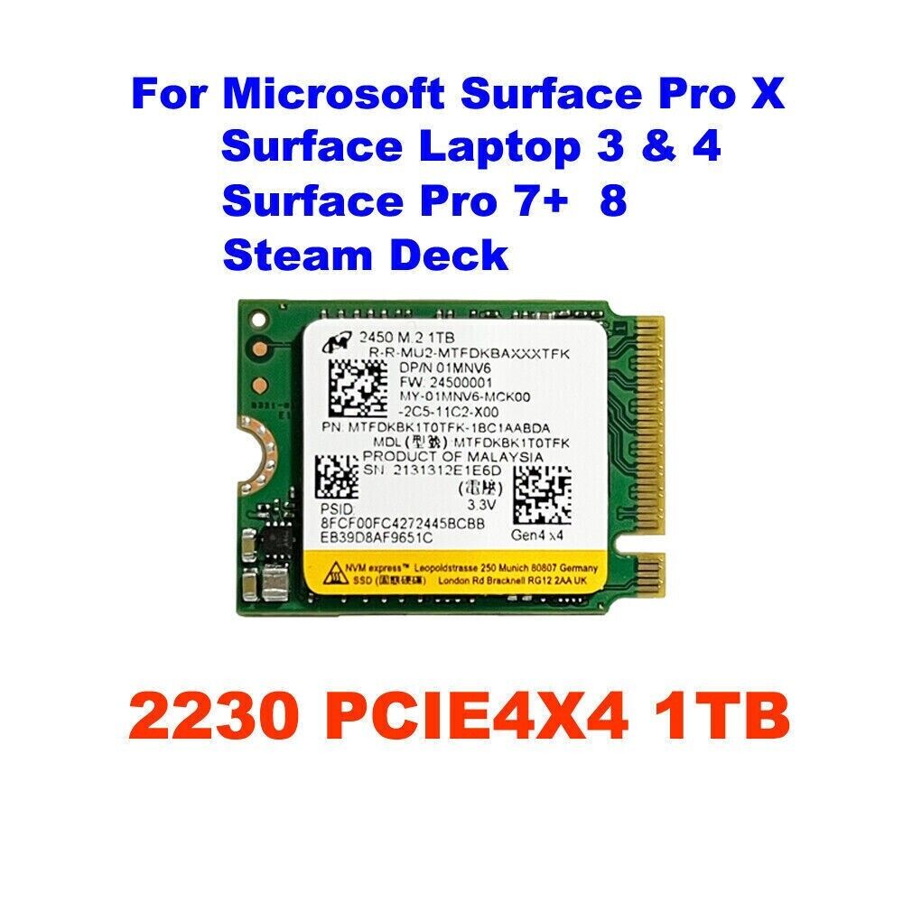 SkHynix BC711 SSD 2230 1TB Surface 8 pro