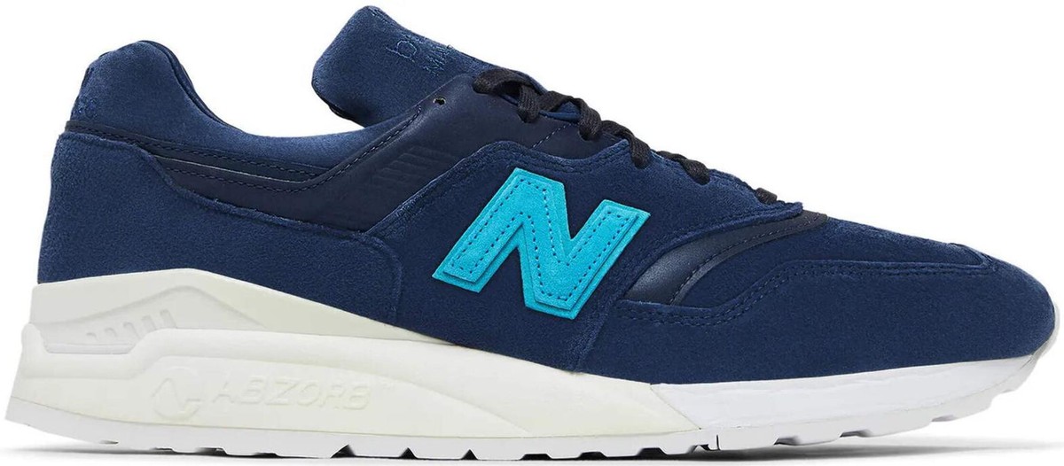 Ronnie Fieg x New Balance Mykonos 997.5 Navy Teal for Sale