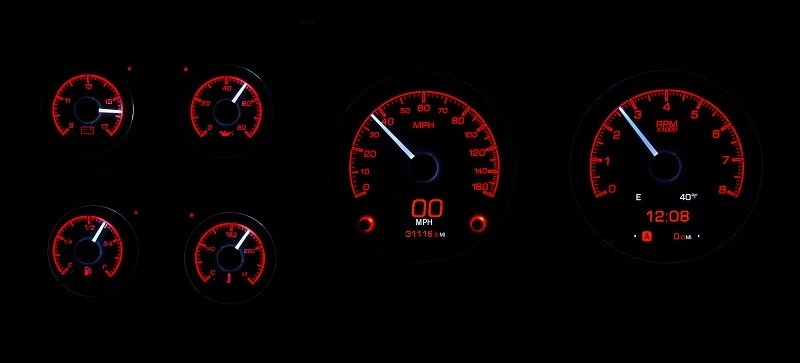 Dakota Digital 1973-87 Chevy Pickup 78-91 Blazer Jimmy Gauge System HDX-73C-PU-S Foto 4 de 4