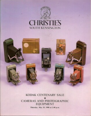 CHRISTIE S CAMERAS KODAK CENTENARY FRANKE IHAGEE LEITZ VOIGTLANDER ZEISS Cat 88