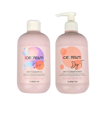 Inebrya/Ice Cream Dry-T ''Shampoo&Conditioner 600ml/Haarpflege 