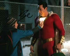 Zachary Levi Shazam Autographed Signed 8x10 Photo JSA COA #MR522