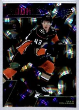 Drew Helleson 2023-24 SPx Parallax Purple Rookie /149 #151 Anaheim Ducks
