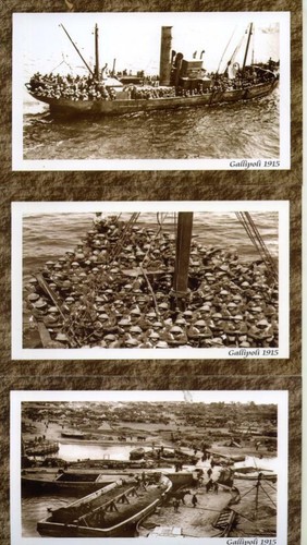 LEST WE FORGET: GALLIPOLI 1915-ANZAC DAY POSTCARD SET REF:9122T - Picture 3 of 4