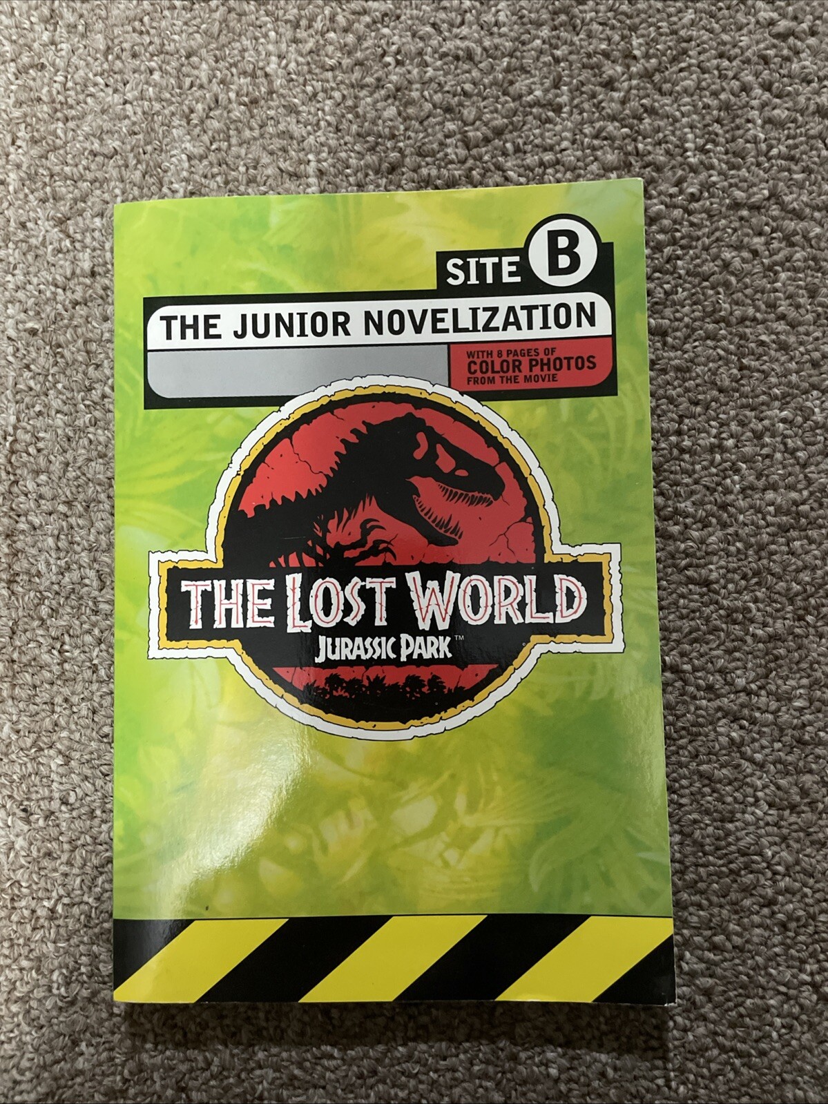 The Lost World: Jurassic Park- Site B Junior Novelization VTG 1997 Movie
