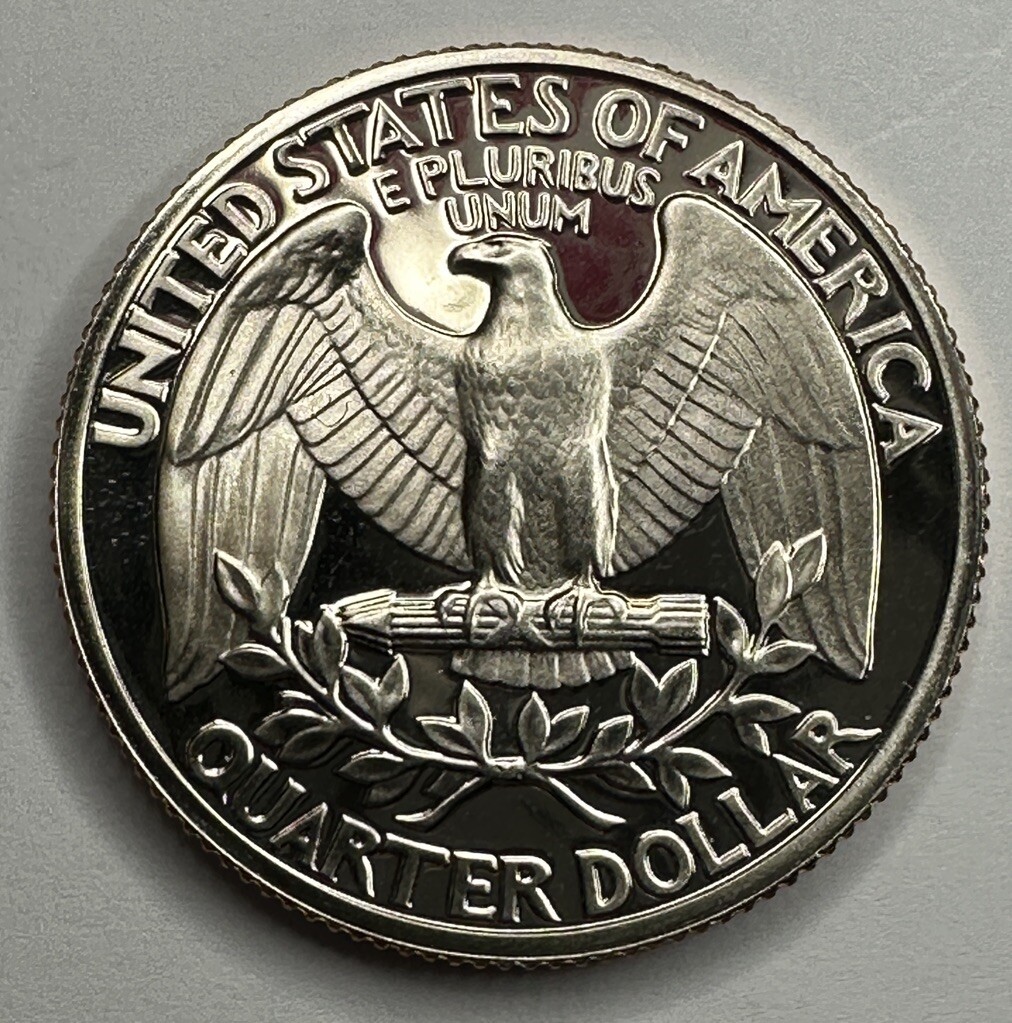 3194.　アメリカ　アメリカ軍第25師団　5セント　トークン　？ 1979-S Washington GEM PROOF Quarter 25cent Coin from US Proof Set