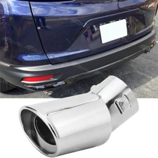 For Honda CRV CR-V 2" Curved Car Exhaust Tip Tail Pipe Muffler Stainless Steel