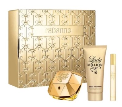 Paco Rabanne Lady Million 80ml Gift Set Eau de Parfum 10ml EDP