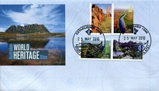 2010 World Heritage Sites (Gummed) FDC - Port Hedland WA 6721 Pictorial PMK
