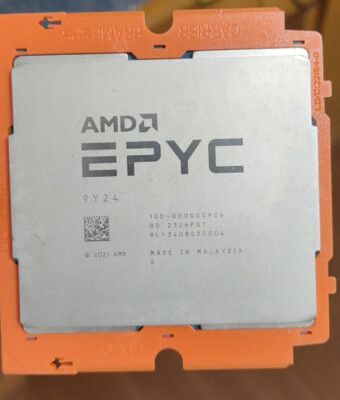 AMD EPYC 9Y24 CPU 2.6GHz -3.7GHz 96Core 192 Threads Server Processors