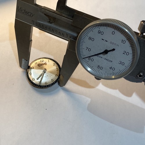 CROTON SWISS WATCH MOVEMENT 17j F386 25.9mm Runs - Picture 6 of 7