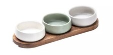 Ladelle: Elements 4 Piece Assorted Shallow Bowl & Tray Set