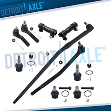 Front Upper Lower Ball Joints Tierods Adjusting Sleeves for Ford E-250 Econoline