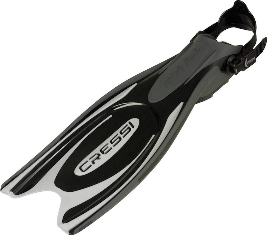 Cressi Frog Plus pinne scuba Nero/Argento