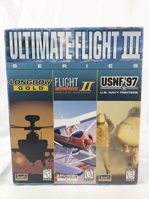 ULTIMATE FLIGHT SERIES 3 III - Flight Simulation 1998 Big Box PC Game