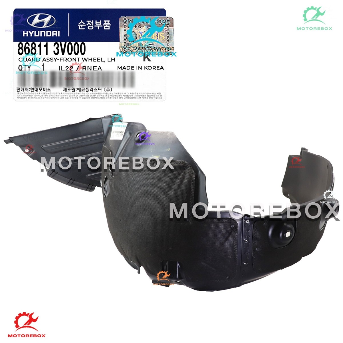 ✓GENUINE✓ Fender Liner Wheel Guard LEFT for 2012-14 Hyundai