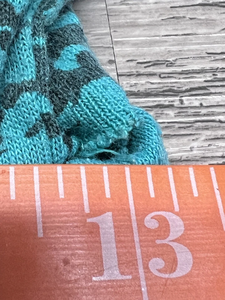 Vintage 90s Womens Romper Scoop Neck Tank Artsy Tribal Floral Teal Size Medium - Image 4 of 4