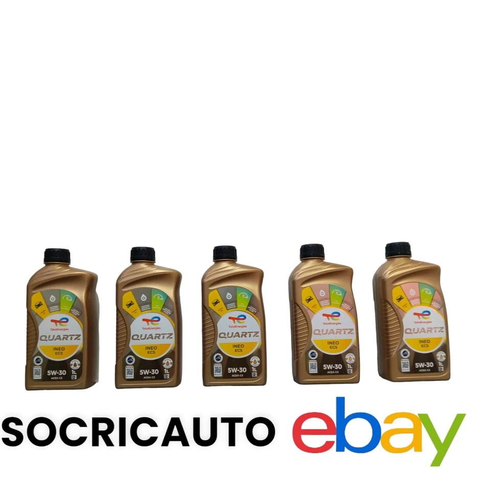 5 Litri Olio Motore Total Quartz Ineo Ecs 5w30 Acea C2 PSA - Immagine 2 di 4