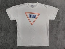 Chudd T Shirt Men's Graphic Sz L White JERZEES Urban Funny Campus  Meme Joke