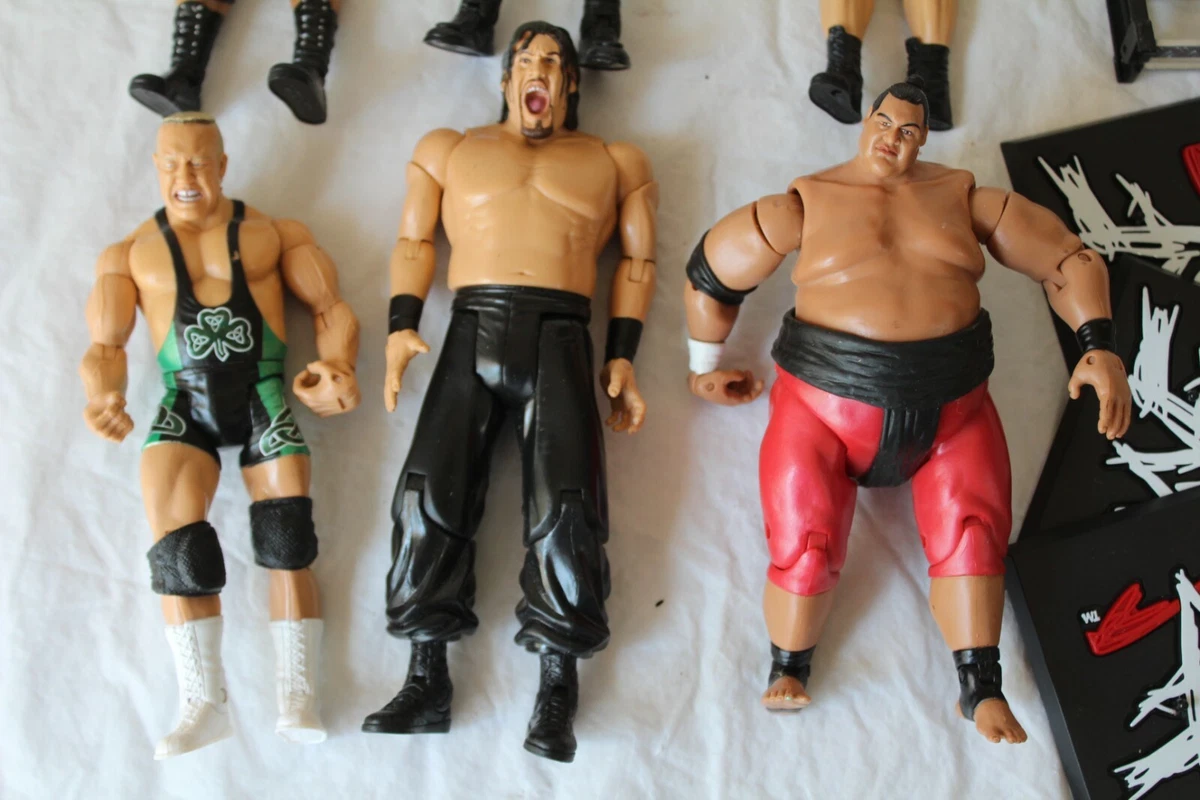 柔らかい マテル版 WWEプロレスフィギュア ナチュラル・ディザスターズ