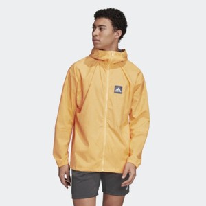 Buy adidas yellow Logo Wind Hooded Jacket for Men in MENA, Worldwide