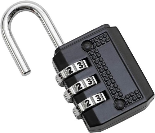 MINI Code Lock Suitcase Travel Luggage 3 Digit Combination Reset Padlock Backpac - Picture 8 of 12