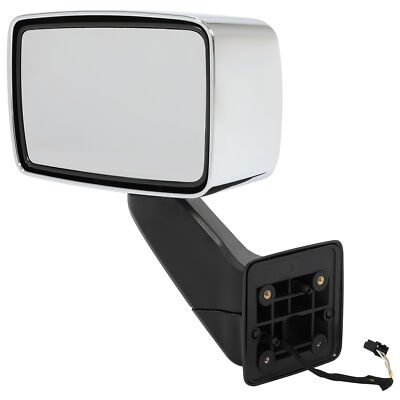 NEW For Hummer H3 H3T 2006-2010 Plastic Left Driver Silver Front Door Mirror
