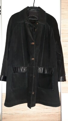 Damen Torras Nubukleder Mantel 48 Gebraucht Wie Neu 