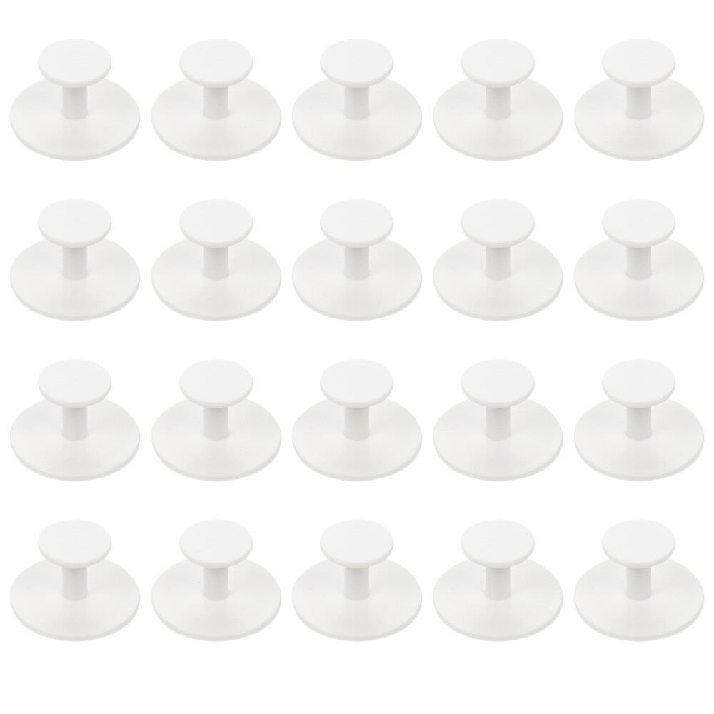 20 Pcs Adhesive Knobs Plastic Knobs Kitchen