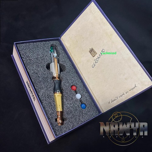 Réplica de destornillador sónico de metal Doctor Who 11 piezas completamente metálicas regalo adulto niño - Imagen 6 de 15