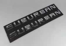 2007-2020 Chevy Suburban Emblems For Front Door Chrome Badges Nameplate Letters