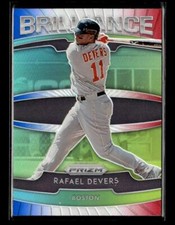 2020 Panini Prizm #B-8 Rafael Devers Brilliance Red, White, and Blue Prizm