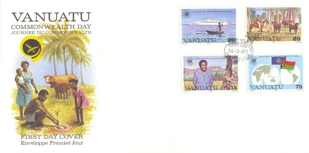 Sobre de Primer Día de estampillas de Vanuatu (1980-presente)